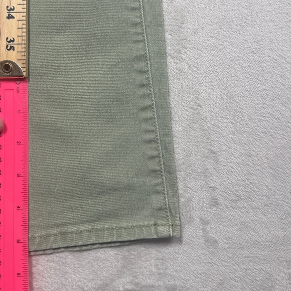 RVCA Men’s Daggers Denim Green Zip Fly Cotton Blend Tapered Skinny Jeans Size 36 - Picture 6 of 16